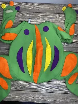 Vtg Fabri-Centers Children’s Green Frog Halloween Costume One Size Fits Most  • $23.99