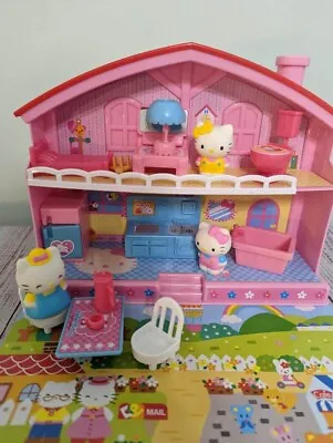 $28 • Buy Hello Kitty Play House Nakayoshi House 3 Figures Accessories 