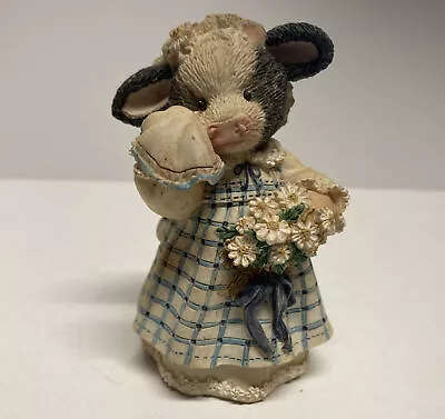 1995 Mary's Moo Moos MILK MAID OF HONOR Bridesmaid Cow Wedding Figurine 167509 • $13.99