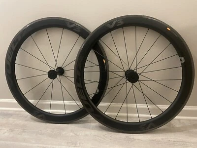 $550 • Buy Vuelta Carbon Clincher Pro V3 50mm Road Hand Built Wheelset