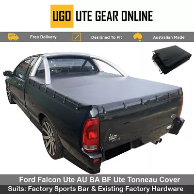 Bunji Tonneau Cover For Ford Falcon Ute AU BA BF Ute With Sports Bars 1999-2009 • $198.88