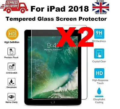 2 PACK TEMPERED GLASS Screen Protector For Apple IPad 10.5  A2152 A2123 A2153 • £8.99