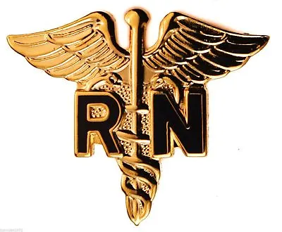 Registered Nurse RN Caduceus Hat Or Lapel Pin HON14841 F3D21D • $15.80