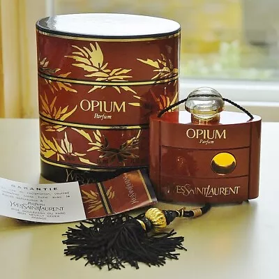 Vintage  OPIUM By YVES SAINT LAURENT  Splash PURE PARFUM 15 Ml~1/2oz OLD FORMULA • $289.95