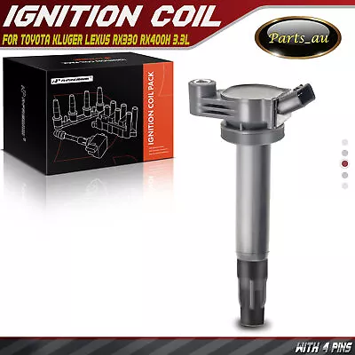 Ignition Coil For Toyota Kluger Lexus RX330 RX400H 6Cyl 3.3L 3MZ-FE 9091902246 • $24.99