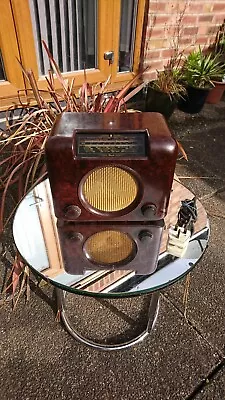 Bush DAC90A 1950 BAKELITE LW/MW RADIO GOOD WORKING ORDER • £22
