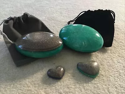 Handmade Resin Chunky Luxury Pebble Ornament For Memorial Ashes Hair Fur Etc • £21.05