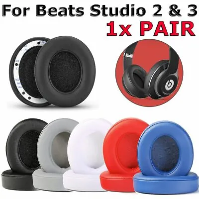 $8.65 • Buy New Soft Replacement Ear Pads For Beats By Dr. Dre Studio 2.0 3.0 Wired Wireless