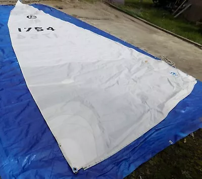 Used Cal 20 North Sails Dacron Mainsail  9'6  Foot  22'5  Luff   24' Leach • $99