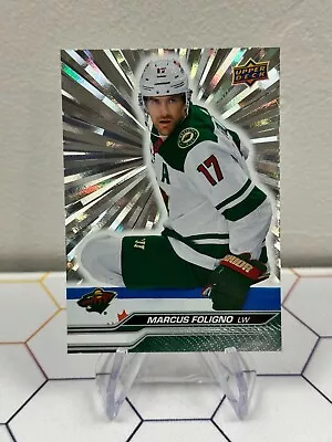 2023-24 Upper Deck Series 2 Outburst Silver  Marcus Foligno #340 Minnesota Wild • $0.99