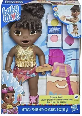 Hasbro Baby Alive Sunshine Snacks Doll Water Play Time! W/ Accessories! • $50