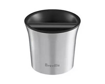Breville Bar Vista Coffee Grinds Bin BCB100 Brushed Stainless Steel Cafe Design • $89