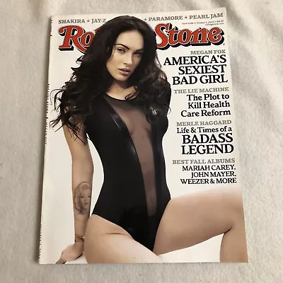 Rolling Stone Magazine Megan Fox Shakira Jay-Z Octr 1 2009 #1088 Weezer No Label • $16.99