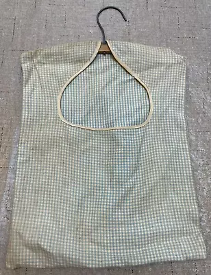 Antique Primitive Hand Made Clothes Pin Holder Bag 14 1/2  X 11  Decor • $29.90