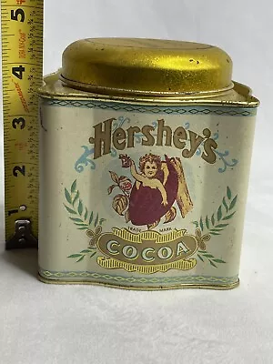 Vintage Tin Hershey’s Cocoa By Bristol Ware Square • $9.95