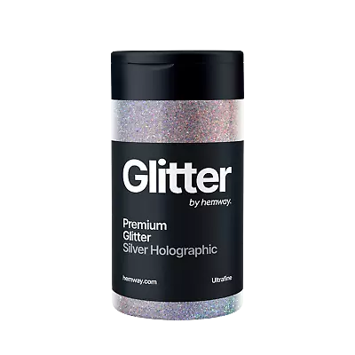 Hemway Glitter Shaker - Ultrafine 130g/4.6oz Glitter For Arts Crafts Cosmetics • £9.95