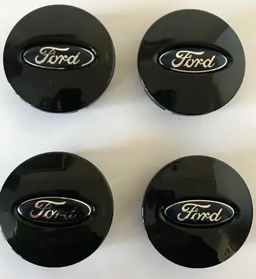 4pcs For Ford Wheel Center Caps 66mm Hubcaps Rim Caps Emblem Black BB531A096RA • $19.99