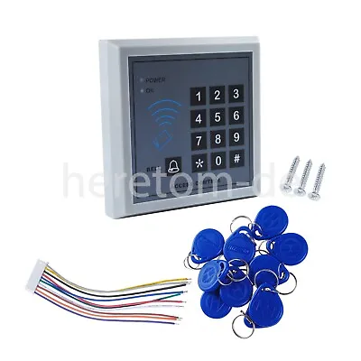 Electric Magnetic RFID Card Access Controller System Kit Door Keypad Lock+10 Key • $19.89