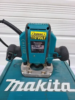 £64.99 • Buy Makita RP0900X 900W 1/4  Electric Plunge Router 110V + Carry Case - Working!