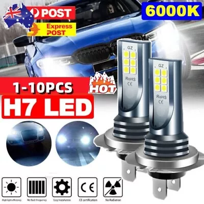 4PCS H7 LED Headlight Bulb Kit High Low Beam 110W 30000LM Super Bright 6000K • $15.99