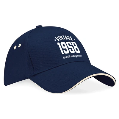 £11.95 • Buy 65th Birthday Gift Present Idea For Men Women Ladies Dad Mum 65 Vintage Hat