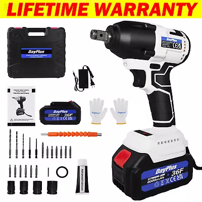 For Makita 18V Battery 1/2'' Impact Wrench Driver Rattle Gun Drill Gun Car Tire • £51.62