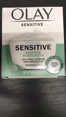 Olay Sensitive • Sensitive Soothing Moisturizer 1.7 Oz. EXP 12/24+ (d8)damg Box • $14