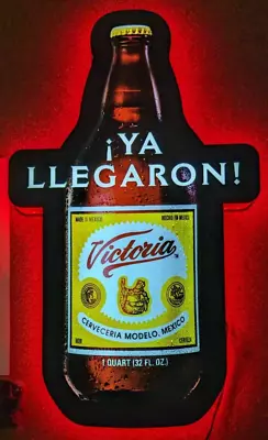 NEW Victoria Beer Cerveza Bottle Color Changing LED Lighted Sign - See Video • $299.99