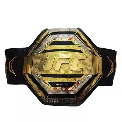 UFC LEGACY CHAMPIONSHIP RELICA TITLE UFC  BELT WORLD CHAMPION 4MM BRASS Plates • $250