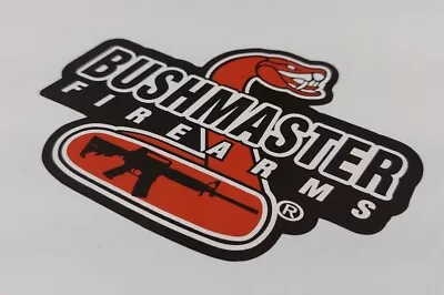 Bushmaster Firearms Logo Vinyl Die-Cut Decal Sticker Shot Show 5.56 AR-15 • $4