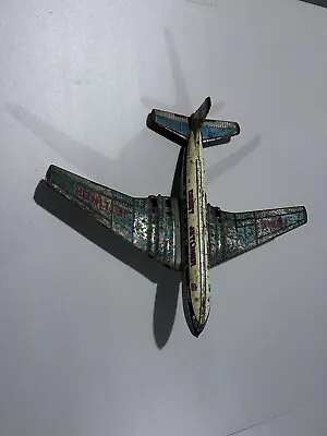 Yonezawa COMET JETLINER Tin Toy Jet Friction Motor Airplane  Japan De Havilland • $45.49