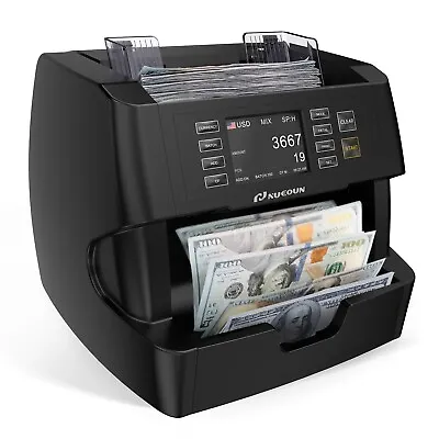 VC-3 Money Counter Machine Mixed Denomination Bill Value Counting Cash Counter • $319.99