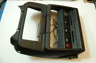 Volvo 240 Center Dash Outer Console W/ Snowflake Air Conditioning Switch BLACK • $149.99