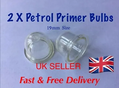 £3.10 • Buy 2 X 19mm Primer Bulb McCulloch / Stihl Petrol Strimmer Etc  FREE Post ⭐⭐⭐