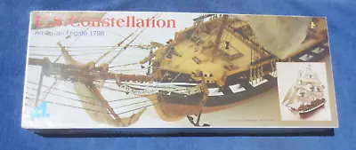 US Constellation Model Ship Kit By Artesania Latina 1:85 Selling As Is. • $80