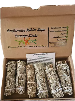 Ethical Sustainable White Sage Smudge Sticks  3x 4  Bundle AussieGrown FreePost • $23.96