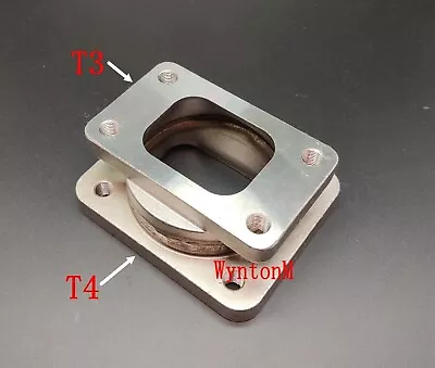 T3 To T4 Low Profile Turbo Inlet Adapter 1.9” Height • $32