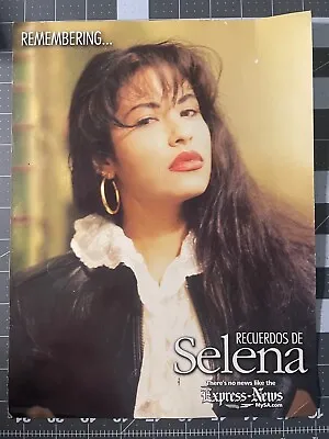 Selena Quintanilla Remembrance Recuerdos Poster San Antonio Texas • $19.99