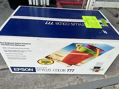 NEW Epson Ink Jet Printer Stylus Color 777 Complete In Original Box Sealed • $140