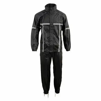 Men's Waterproof Rain Suit W/ Hi Visibility Reflective Tape -Heat Guards*MPM9510 • $74.99