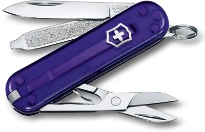 New Swiss Army 0.6223.t29g Persian Indigo Classic Victorinox Pocket Knife  • $21.99