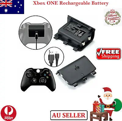 For Xbox One Style Battery Pack Controller Rechargeable 2400mAh Rechargeable AUS • $14.99