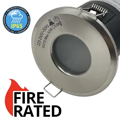 £11 • Buy Fire Rated Recessed Spotlight Ceiling GU10 LED IP65 Bathroom Lights Downlight