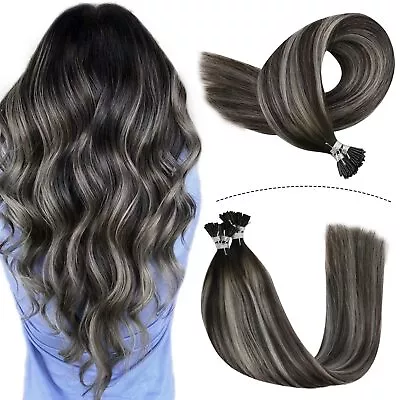 Itip Human Hair ExtensionsYoungSee I Tip Hair Extensions Human Hair Ombre Of... • $89.46