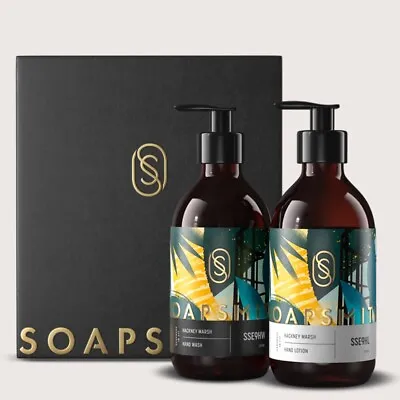 NEW Boxed Soapsmith 'CAMDEN' Hand Wash Hand Body Lotion Set 300ml Each • £36.99