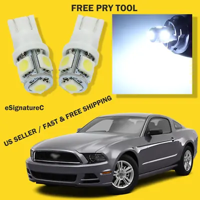 9 X White LED Interior Light Package For 2010 - 2014 Ford Mustang + PRY TOOL • $9.49