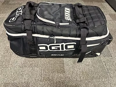 Ogio 9800 Rolling Sled Motocross Black Big Gear Bag Duffle Sports Travel Luggage • $179.99