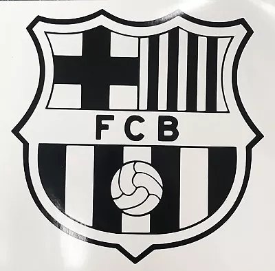 FC BARCELONA Logo Soccer Football Car Window Vinyl Decal Sticker 5”x5  • $4.50