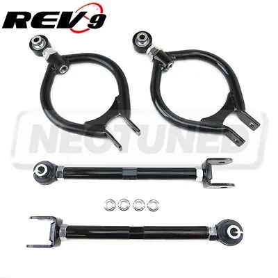 Black For 89-94 240sx 180sx S13 300zx Z32 Adjustable Rear Camber Arms Toe Ruca • $135