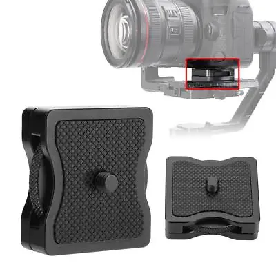 Alloy 1/4' Camera Riser Mount Plate For Zhiyun Crane/Dji Ronin-S Stabilizer RH • £8